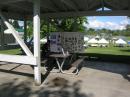 Public display at the picnic shelter
